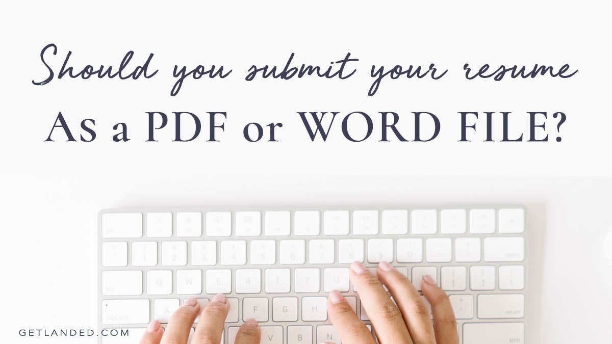 PDF resume, resume in pdf, resume pdf or word