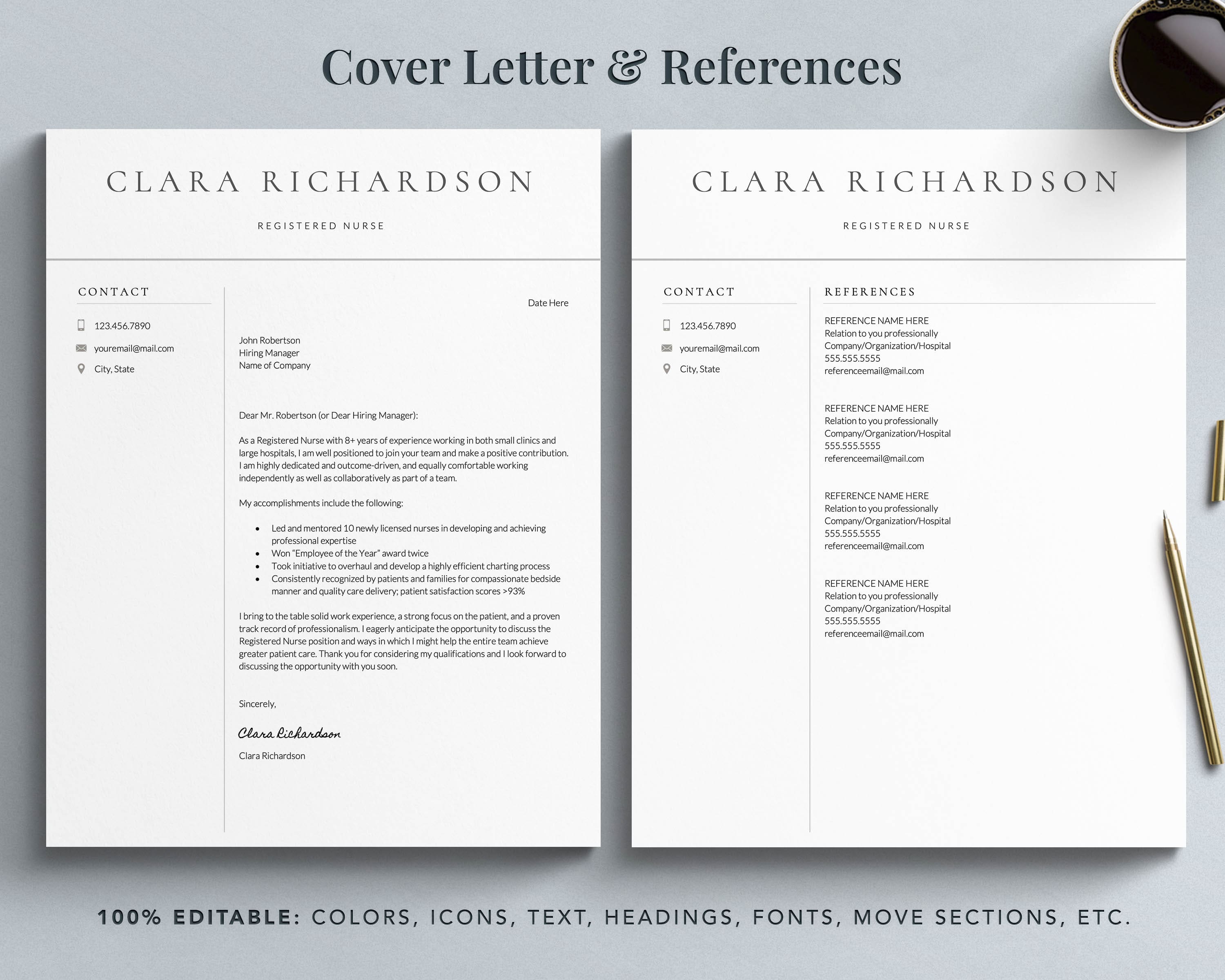 student nurse cover letter template