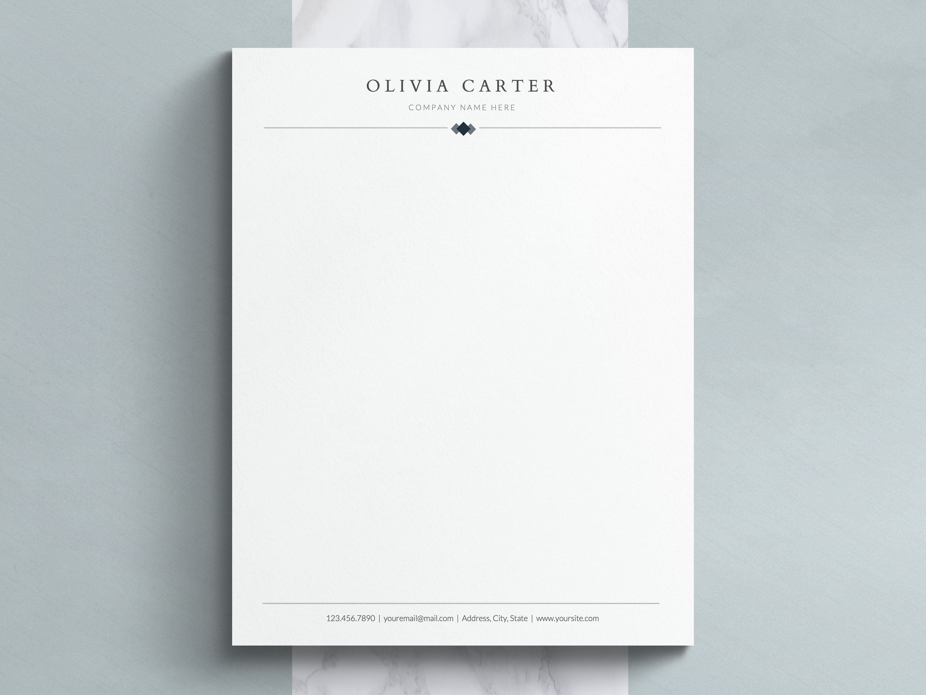 personalized stationery template for word google docs