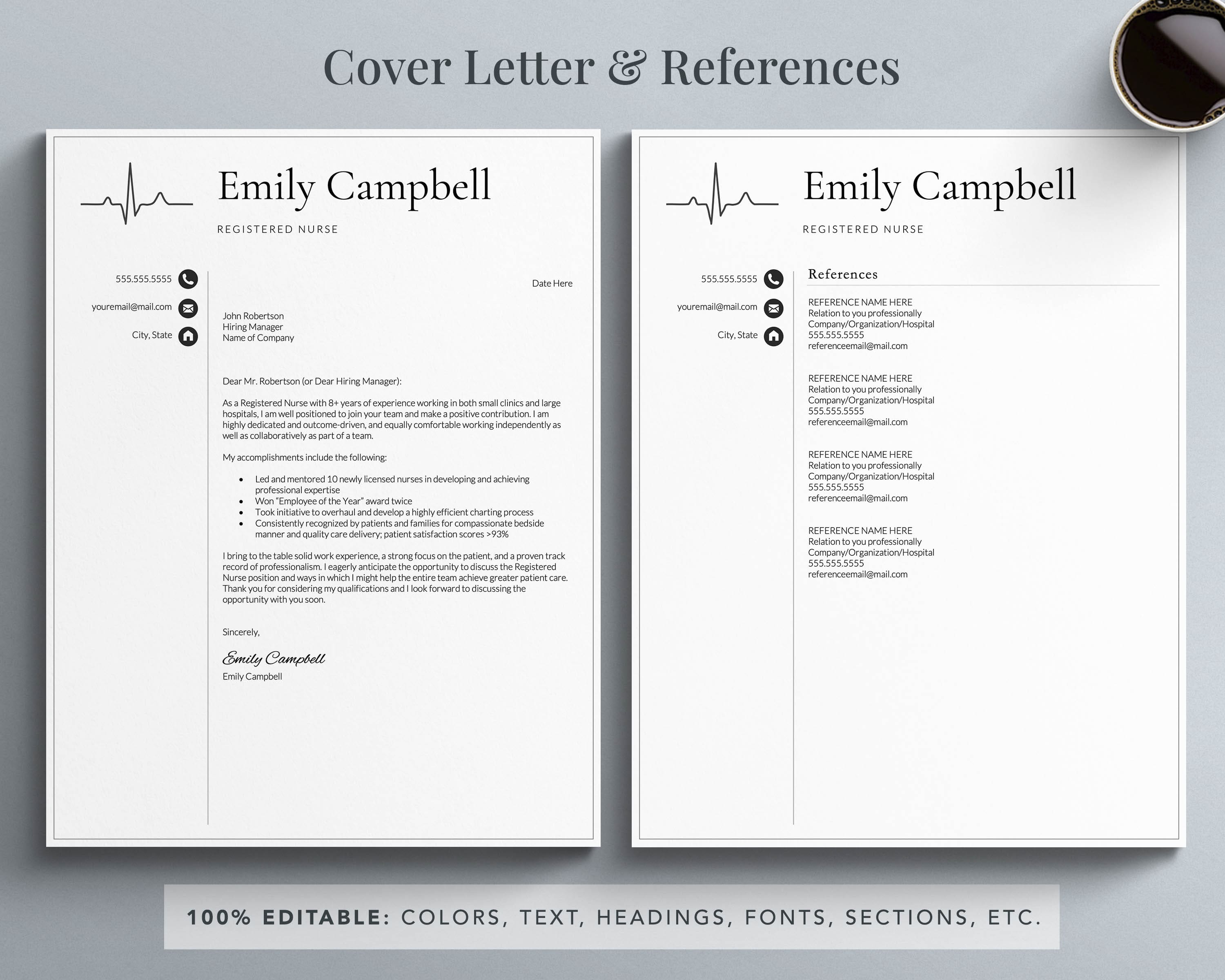 nursing cover letter template