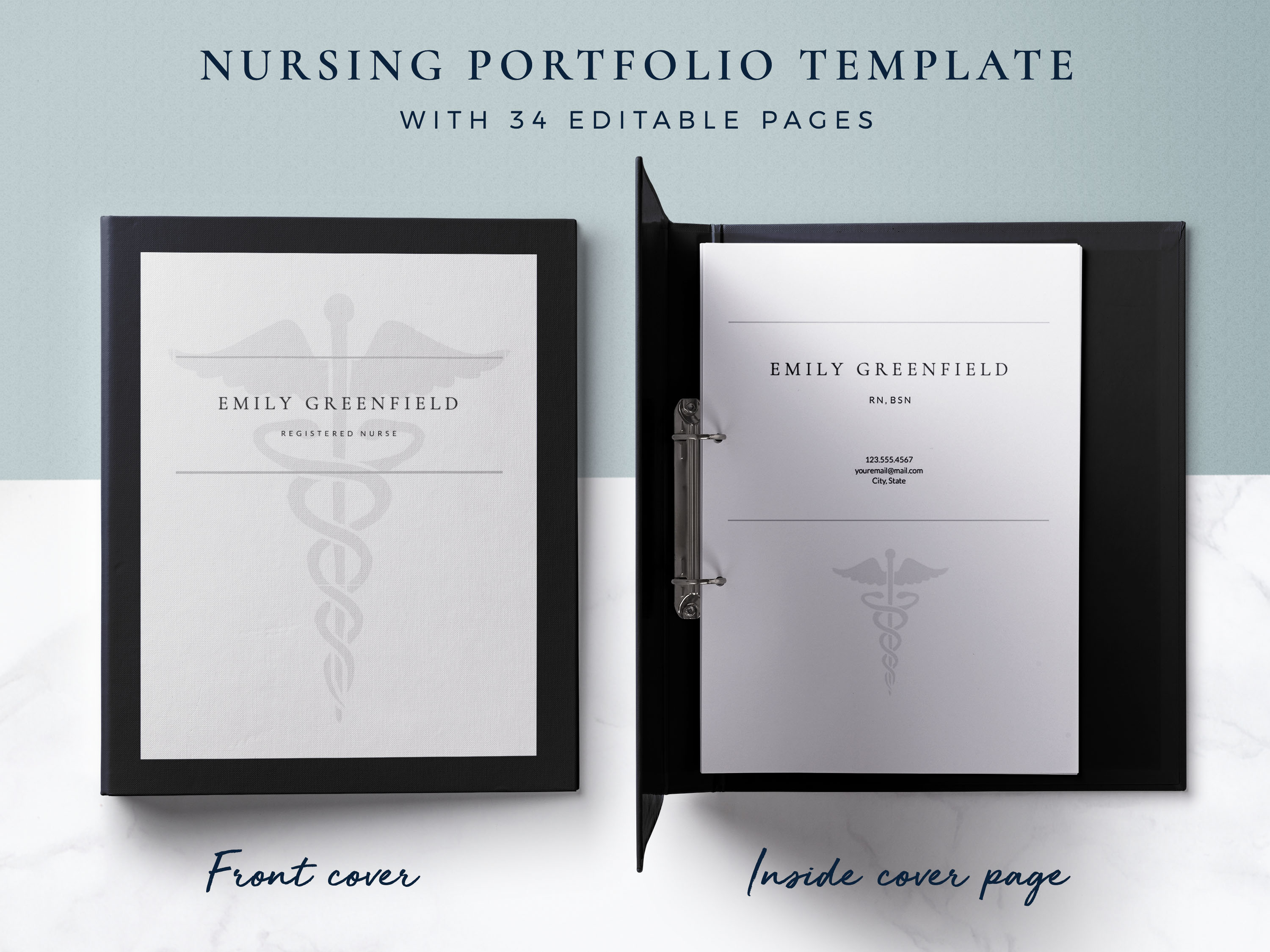 Nursing Portfolio template with examples pdf