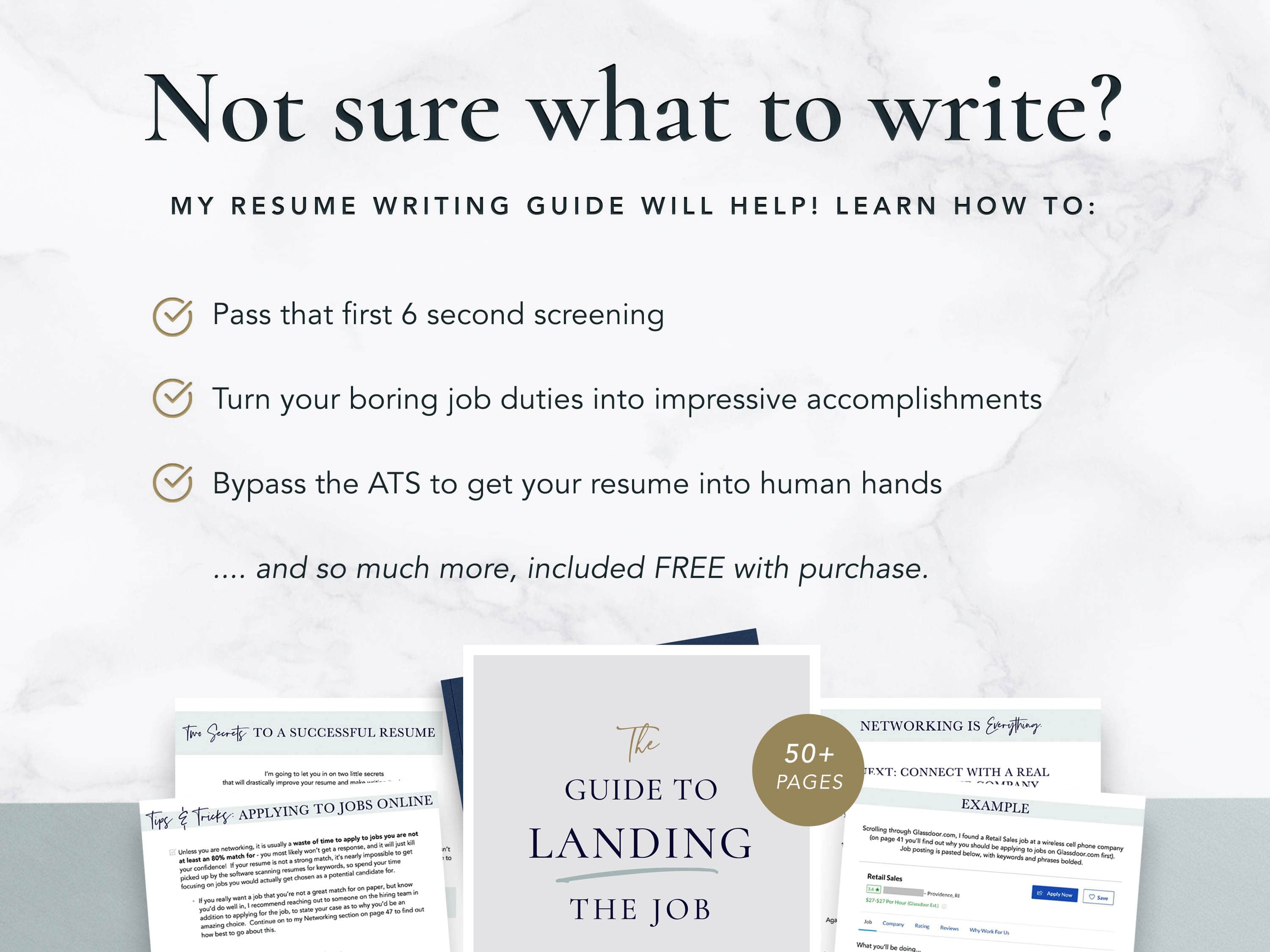 resume writing tips pdf