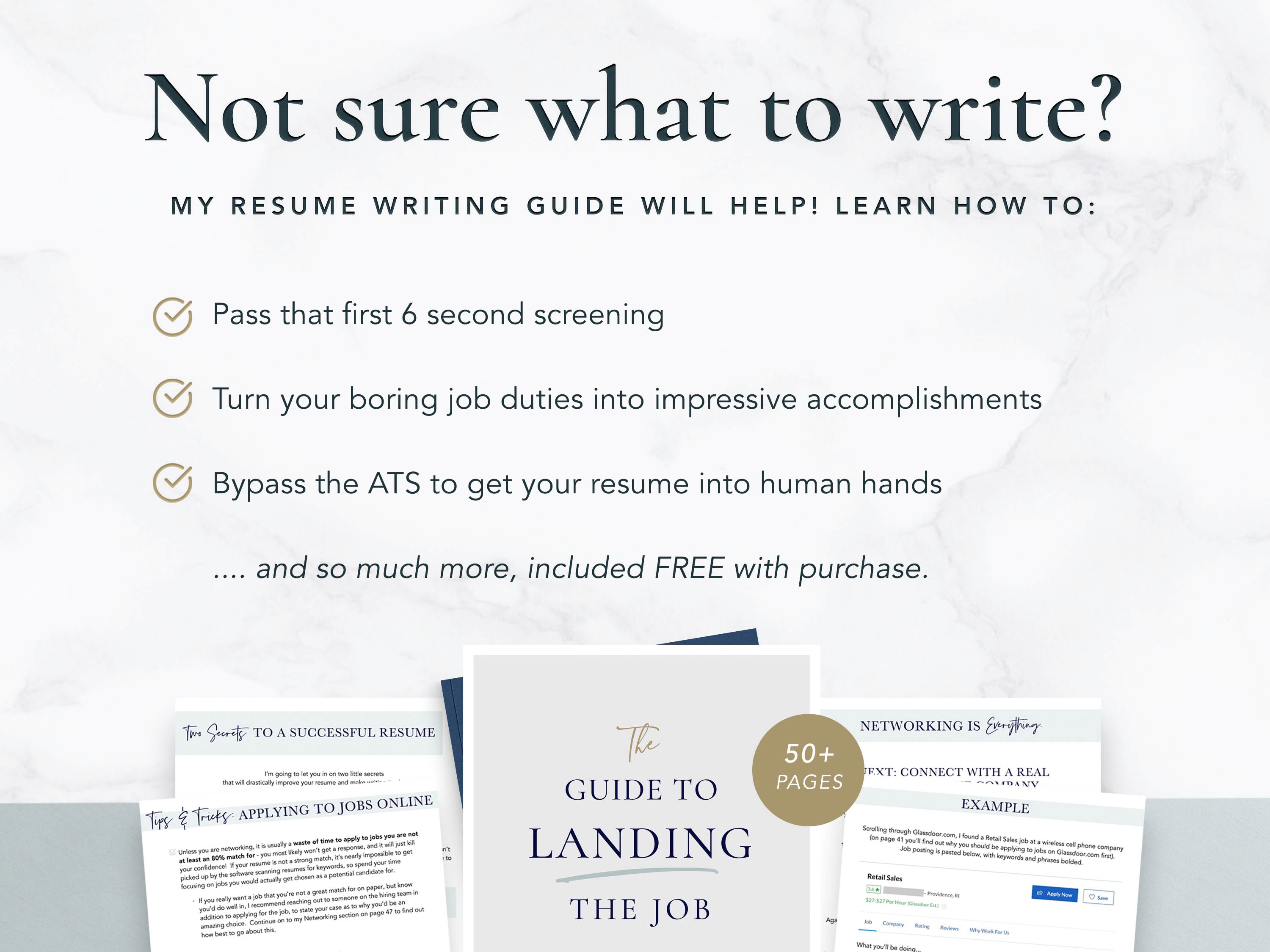resume writing help tips pdf
