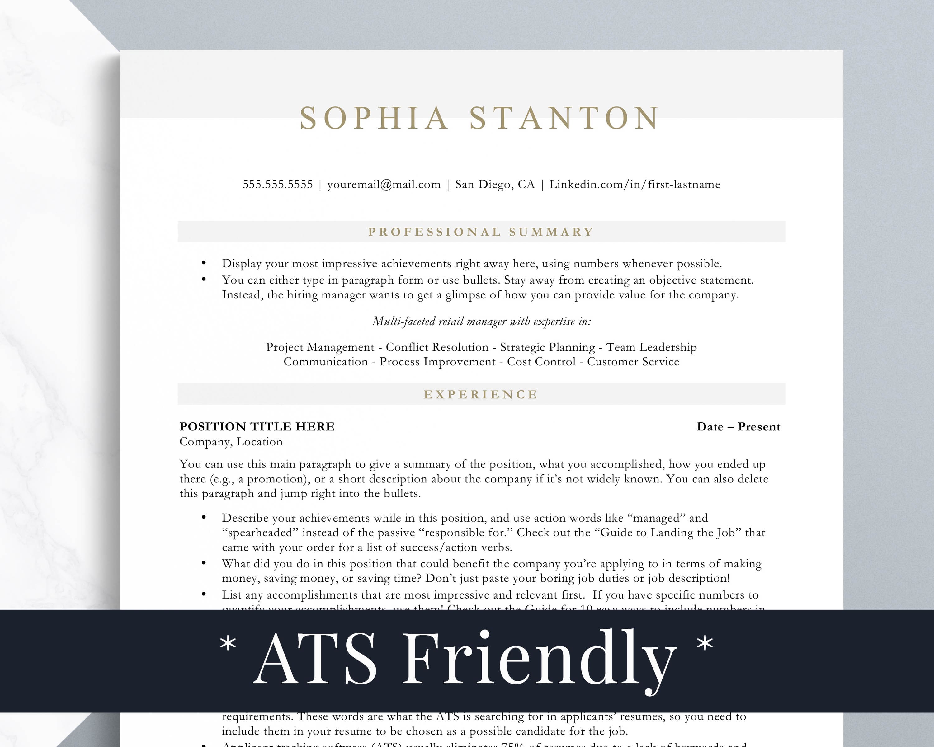 best ATS resume template