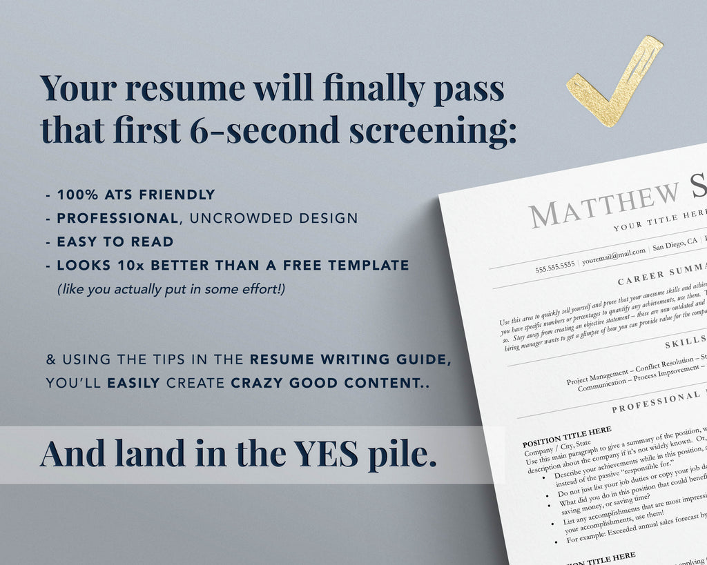 how to pass the ATS 6 second screening