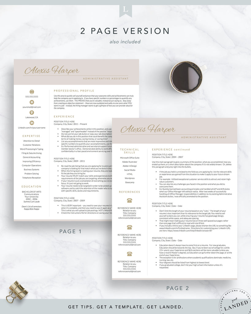 stay at home mom resume template