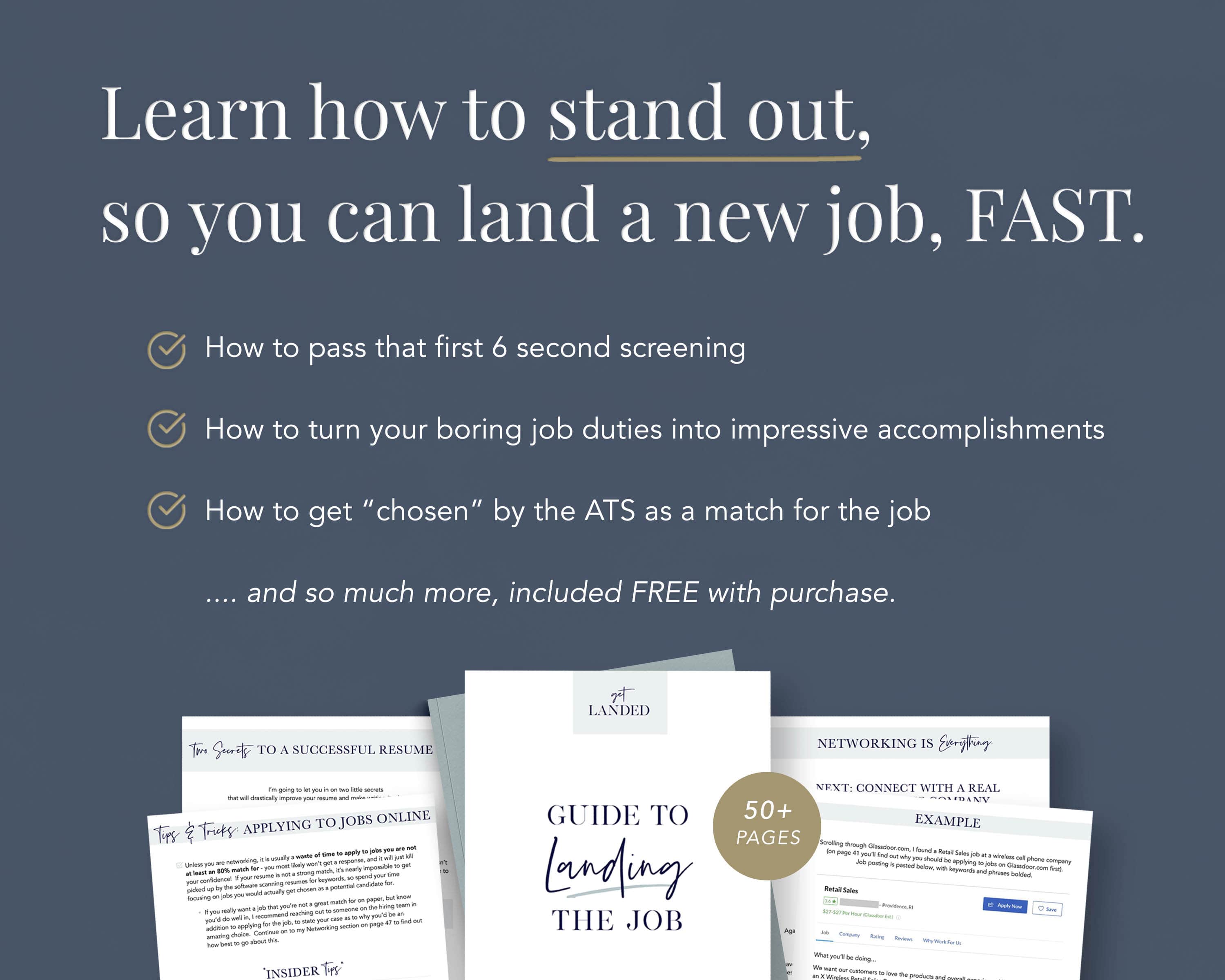 How to land a job immediately, job hunting tips