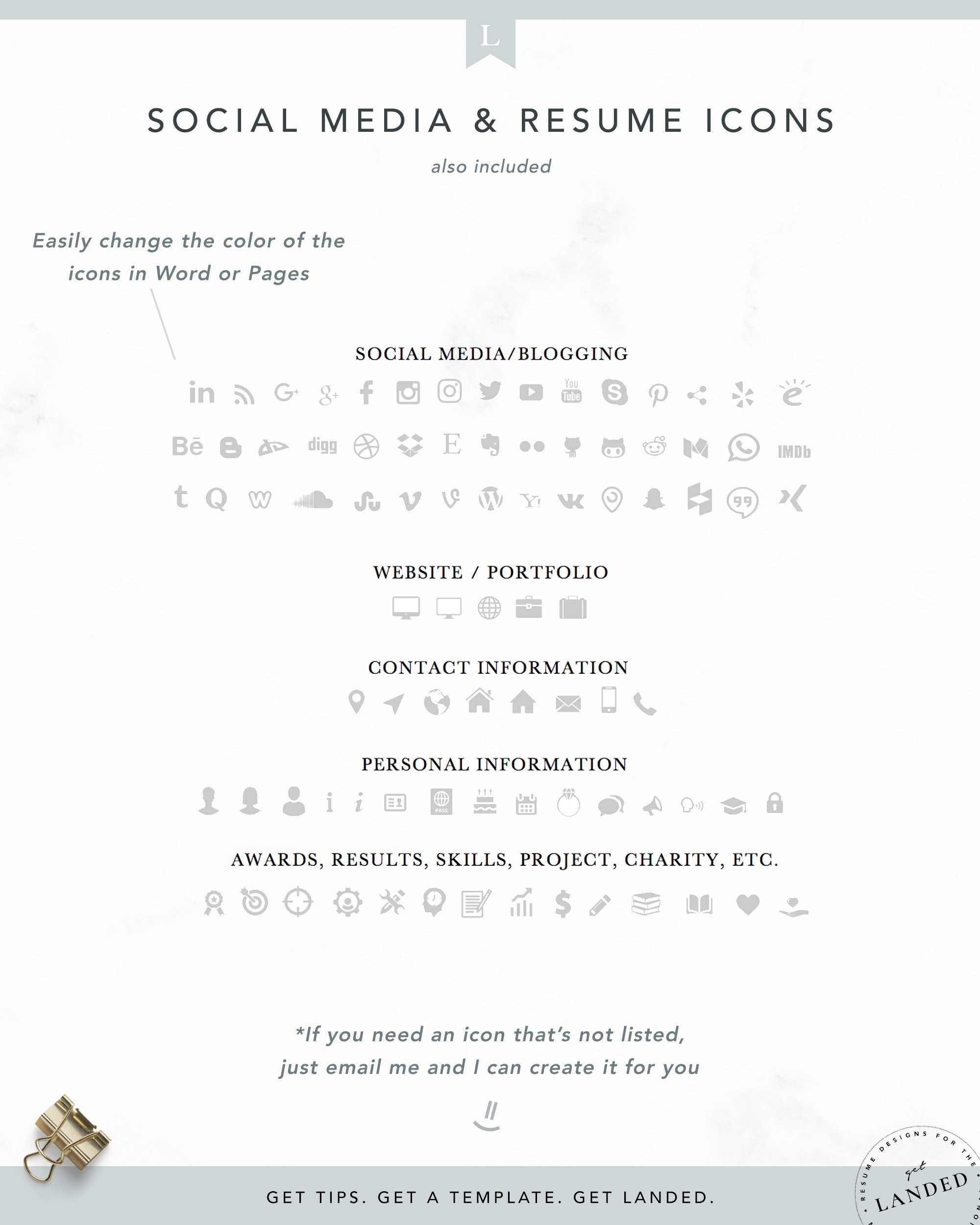 Modern Resume Design for Word and Pages | The Braverman
