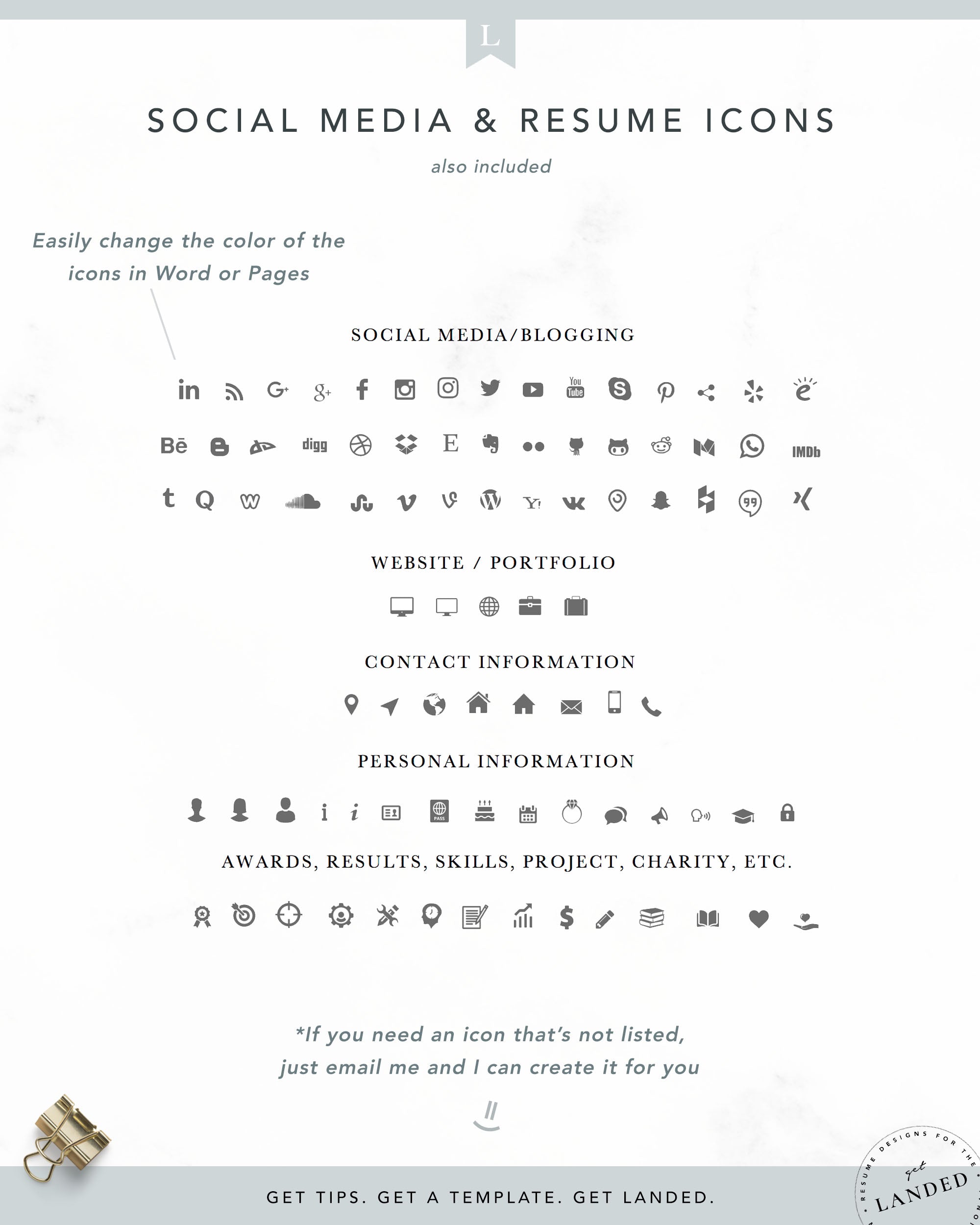 New Graduate Resume Template for Word and Pages | The Wolfe